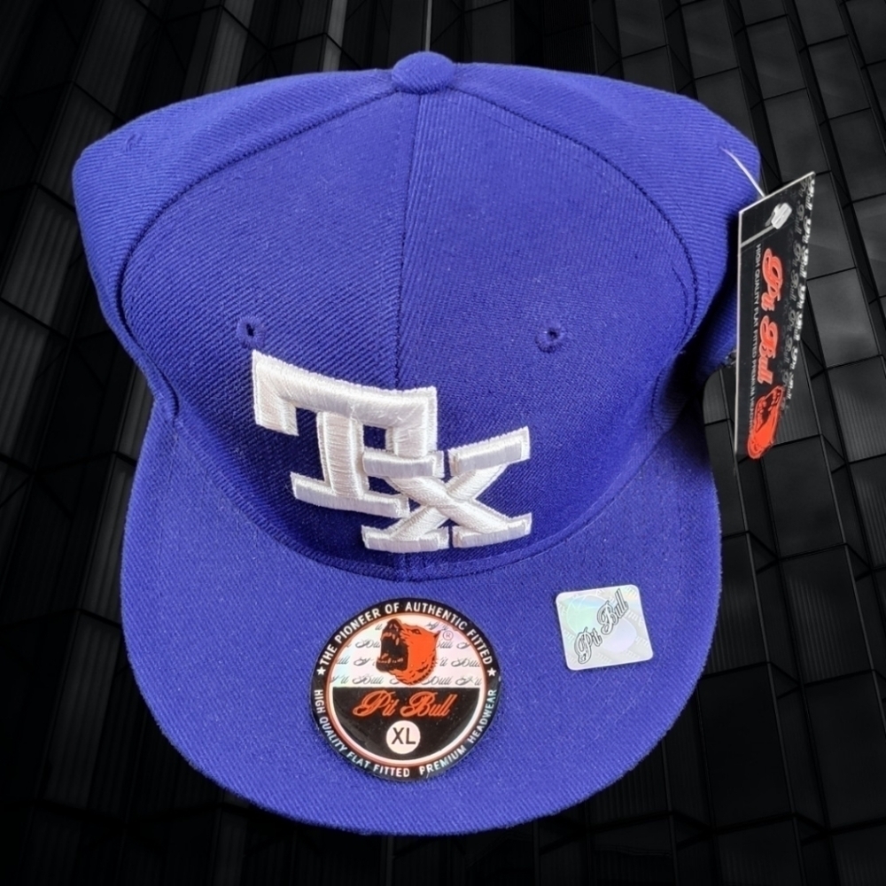 Texas Snapback -  Blue Hat - Pitbull